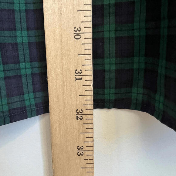 Le 31 Simons Men’s Large Green Blue Plaid Long Sleeve Casual Button Down Shirt - Picture 6 of 11